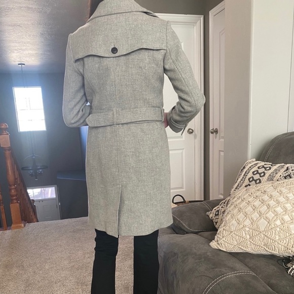 Authentic Burberry Gibbsmoore Wool Cashmere Coat Fits Like Size 4 - Picture 6 of 15
